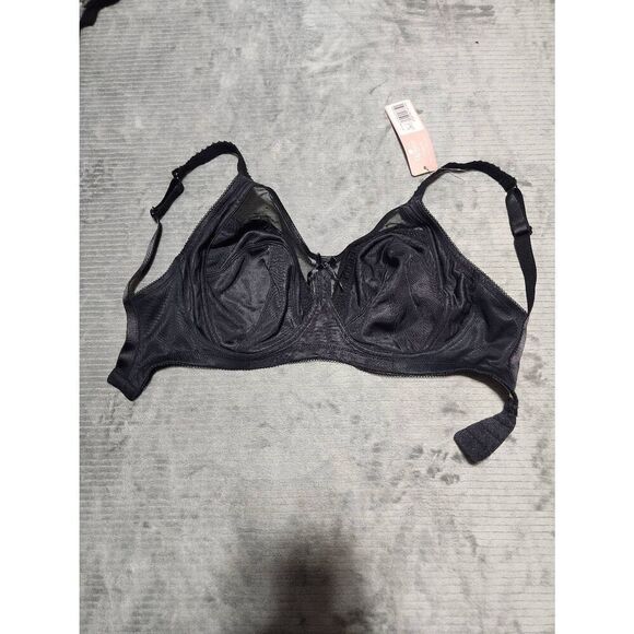 Royce Everyday Charlotte Black Wirefree Bra 821 28GG - Picture 2 of 4
